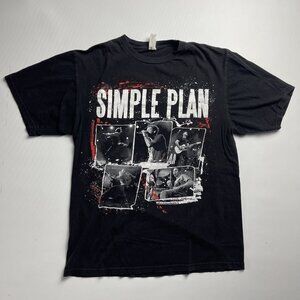 Simple Plan  Canada Tour 2012 t Shirt  Medium